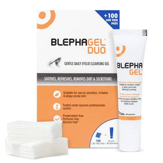 Lingettes nettoyantes - Blephagel Duo®