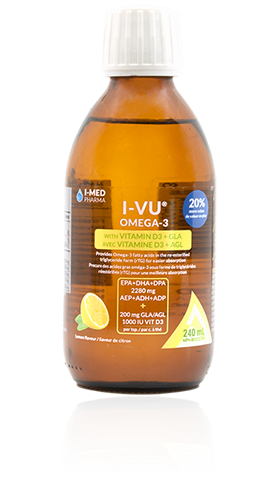 Vitamines et Omega 3 - I-VU® LIQUIDE OMÉGA-3 I MED Pharma - Ocucalm