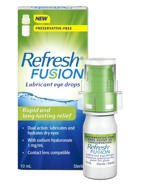 Refresh Fusion - Gouttes lubrifiantes pour les yeux