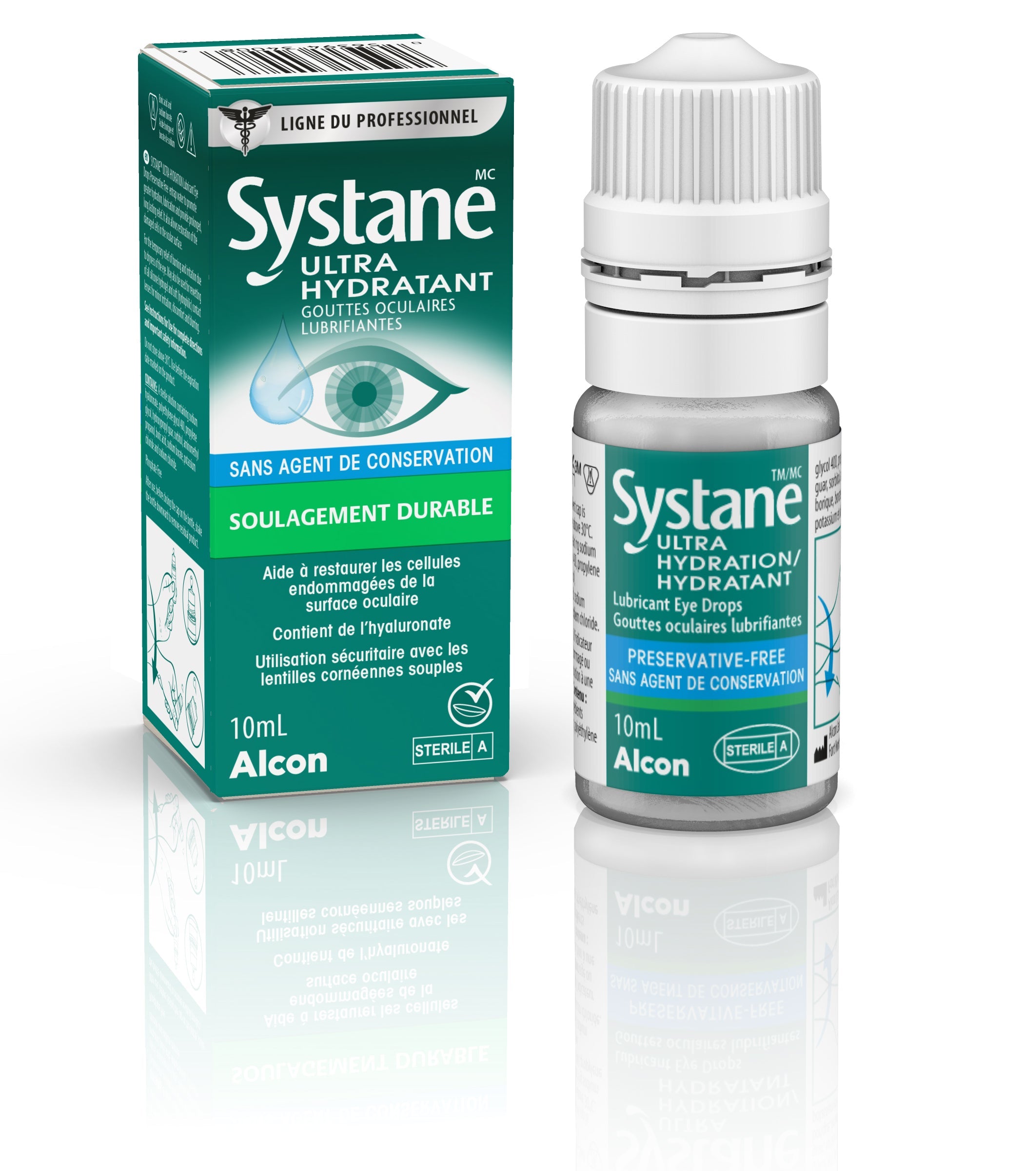 Gouttes - SYSTANE® ULTRA HYDRATANT SANS AGENT DE CONSERVATION (bouteille)