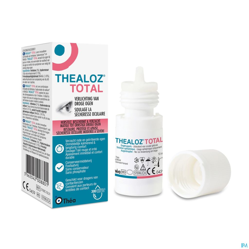 Thealoz® TOTAL – Solution ophtalmique pour sécheresse oculaire modérée à sévère