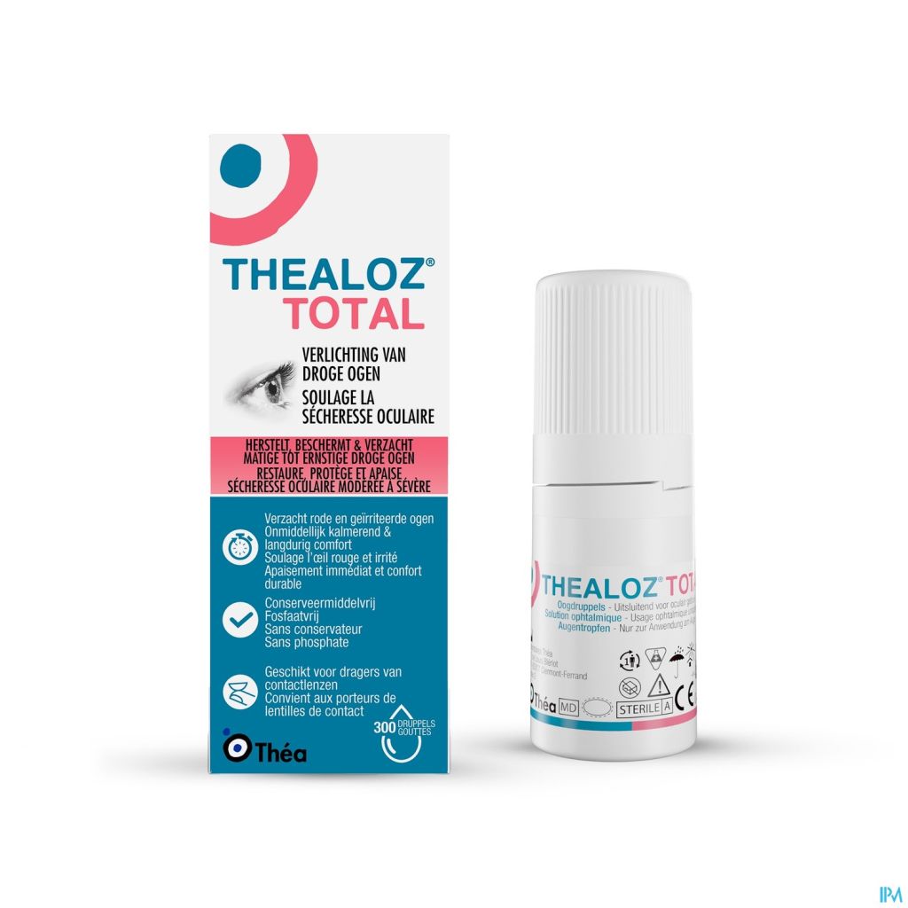 Thealoz® TOTAL – Solution ophtalmique pour sécheresse oculaire modérée à sévère